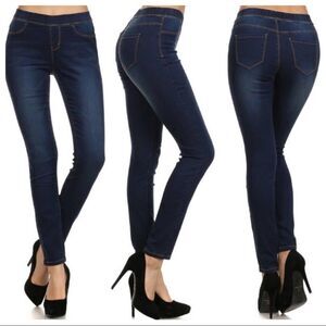 ECI New York”Jeggings”w/ pockets & Contrast Stitch